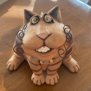 Artisan Cat piggy bank